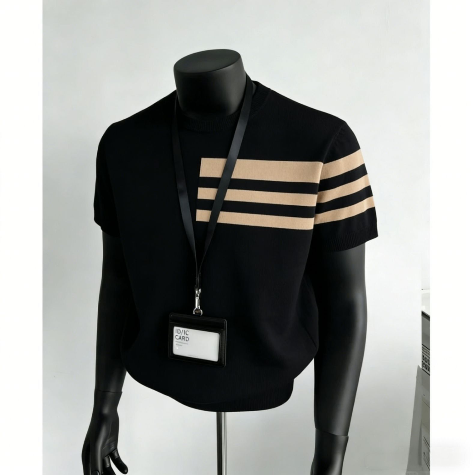 T shirt Old Money Black